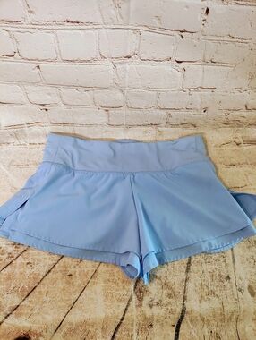 Calia Kick It Up Blue Lined Shorts Medium  Running Tennis